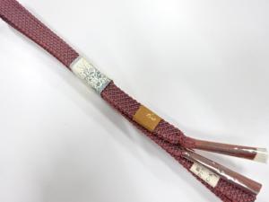 未使用品　正絹　手組帯締め